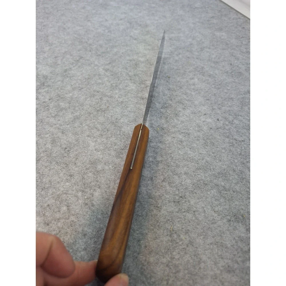 Ateco 1386 Straight Spatula Stainless Steel Wood Handle Cake Decorating 10.5 In